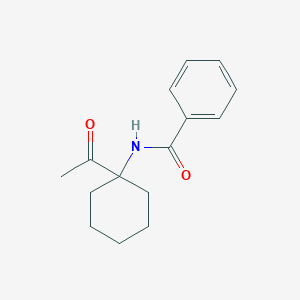 molecular formula C15H19NO2 B14078790 N-(1-Acetylcyclohexyl)benzamide CAS No. 100288-55-9