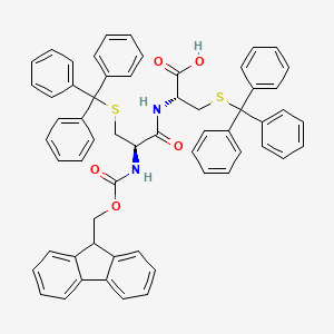 molecular formula C59H50N2O5S2 B14078870 Fmoc-Cys(trt)-Cys(trt)-OH 
