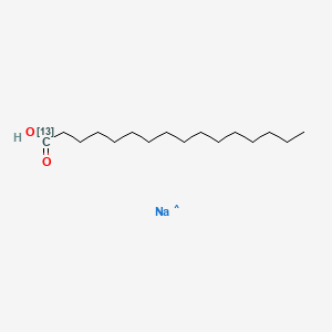 molecular formula C16H32NaO2 B14078932 Sodium Palmitate (1-13C, 99%) 
