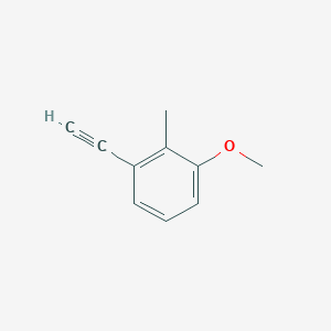 molecular formula C10H10O B1407898 1-Ethynyl-3-methoxy-2-methylbenzene CAS No. 24487-90-9