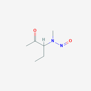 N-Methyl-N-(2-oxopentan-3-yl)nitrous amide