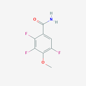 molecular formula C8H6F3NO2 B1407929 2,3,5-Trifluoro-4-methoxybenzamide CAS No. 1804141-21-6
