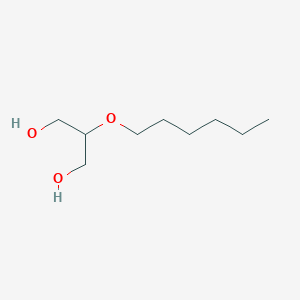 molecular formula C9H20O3 B14079562 2-O-hexyl-sn-glycerol CAS No. 100078-38-4