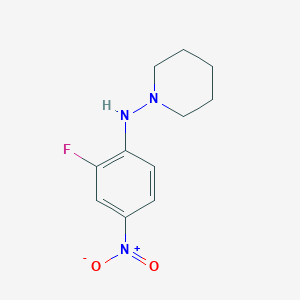molecular formula C11H14FN3O2 B1407969 N-(2-Fluoro-4-nitrophenyl)piperidin-1-amine CAS No. 1549292-52-5
