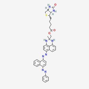 molecular formula C39H38N8O3S B14079817 SBB-Analogue (GL13) Biotin 