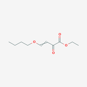 molecular formula C10H16O4 B14080040 Ethyl 4-butoxy-2-oxobut-3-enoate 