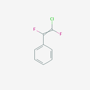 molecular formula C8H5ClF2 B14080077 alpha,beta-Difluoro-beta-chlorostyrene 