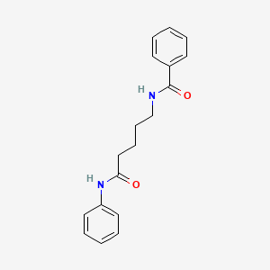 molecular formula C18H20N2O2 B14080348 N-(5-Anilino-5-oxopentyl)benzamide CAS No. 102303-88-8