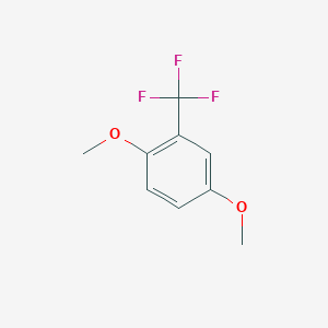 molecular formula C9H9F3O2 B14080616 1,4-Dimethoxy-2-(trifluoromethyl)benzene CAS No. 84355-10-2
