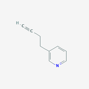 molecular formula C9H9N B140809 3-(BUT-3-YN-1-YL)PYRIDINE CAS No. 147918-36-3