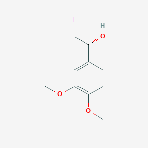 (1R)-1-(3,4-dimethoxyphenyl)-2-iodoethanol