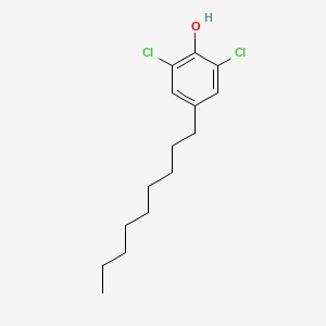 molecular formula C15H22Cl2O B14081256 Phenol, 2,6-dichloro-4-nonyl- CAS No. 102127-41-3
