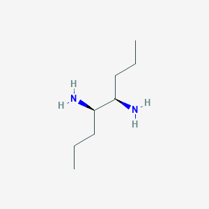 molecular formula C8H20N2 B14081319 (4R,5R)-octane-4,5-diamine 