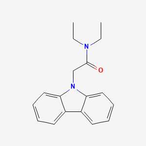 molecular formula C18H20N2O B14081579 9H-Carbazole-9-acetamide, N,N-diethyl- CAS No. 101326-58-3