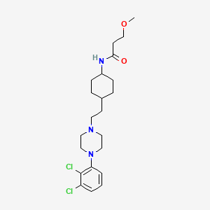 molecular formula C22H33Cl2N3O2 B14081700 Dopamine D3 receptor ligand-5 