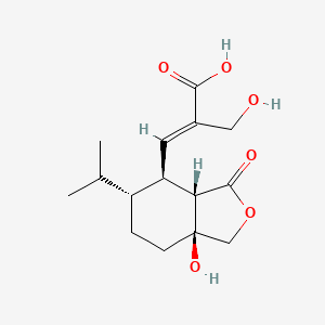 molecular formula C15H22O6 B14082074 Hydroheptelidic acid 