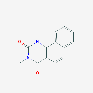 molecular formula C14H12N2O2 B14082139 Benzo[h]quinazoline-2,4(1H,3H)-dione, 1,3-dimethyl- CAS No. 102562-22-1