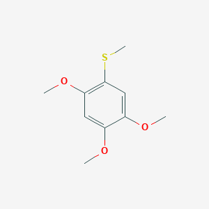 molecular formula C10H14O3S B14082336 Methyl(2,4,5-trimethoxyphenyl)sulfane CAS No. 2570-46-9