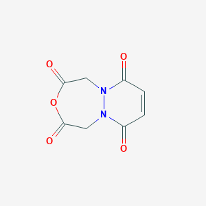 molecular formula C8H6N2O5 B14082445 Pyridazino[1,2-d][1,4,5]oxadiazepine-2,4,7,10(1H,5H)-tetrone CAS No. 10071-45-1