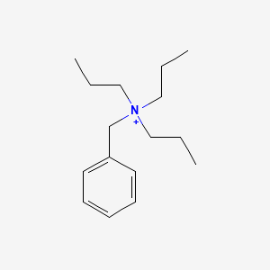 molecular formula C16H28N+ B14082542 Benzenemethanaminium, N,N,N-tripropyl- CAS No. 100783-71-9