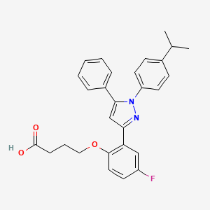 molecular formula C28H27FN2O3 B14082798 FABPs ligand 6 