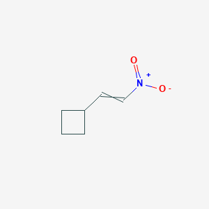 molecular formula C6H9NO2 B14082838 (2-Nitroethenyl)cyclobutane CAS No. 1036931-20-0