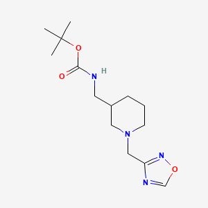 tert-butyl N-{[1-(1,2,4-oxadiazol-3-ylmethyl)piperidin-3-yl]methyl}carbamate