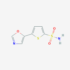 5-(1,3-Oxazol-5-yl)thiophene-2-sulfonamide