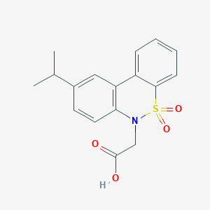(9-Isopropyl-5,5-dioxido-6H-dibenzo[c,e][1,2]thiazin-6-yl)acetic acid