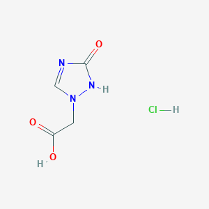 (3-Hydroxy-1H-1,2,4-triazol-1-yl)acetic acid hydrochloride