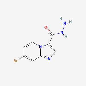 7-Bromoimidazo[1,2-a]pyridine-3-carbohydrazide