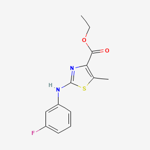 2-(3-Fluorophenylamino)-5-methylthiazole-4-carboxylic acid ethyl ester