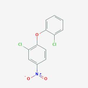 molecular formula C12H7Cl2NO3 B14083112 Benzene, 2-chloro-1-(2-chlorophenoxy)-4-nitro- CAS No. 22544-08-7