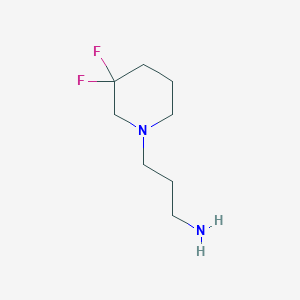 3-(3,3-Difluoropiperidin-1-yl)propan-1-amine