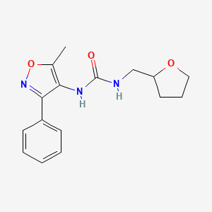 molecular formula C16H19N3O3 B1408317 N-(5-Methyl-3-phenylisoxazol-4-yl)-N'-(tetrahydrofuran-2-ylmethyl)urea CAS No. 1858255-75-0