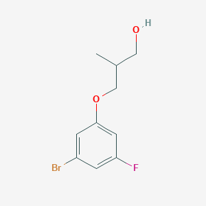 3-(3-Bromo-5-fluorophenoxy)-2-methylpropan-1-ol