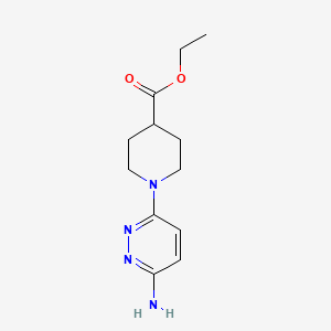 Ethyl 1-(6-aminopyridazin-3-yl)piperidine-4-carboxylate