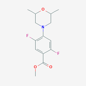 Methyl 4-(2,6-dimethylmorpholin-4-yl)-2,5-difluorobenzoate