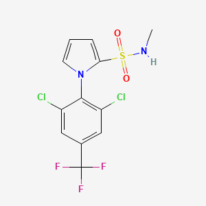 1-[2,6-Dichloro-4-(trifluoromethyl)phenyl]-N-methyl-1H-pyrrole-2-sulfonamide
