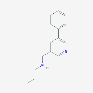[(5-Phenylpyridin-3-yl)methyl](propyl)amine