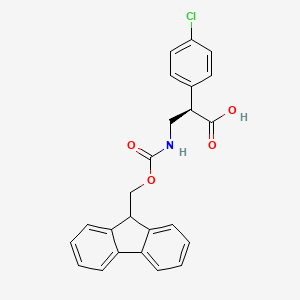 (R)-3-(9H-Fluoren-9-ylmethoxycarbonylamino)-2-(4-chloro-phenyl)-propionic acid