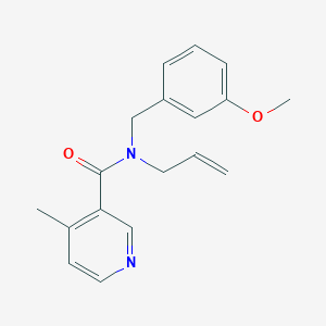 molecular formula C18H20N2O2 B14083487 N-allyl-N-(3-methoxybenzyl)-4-methylnicotinamide 