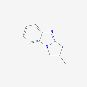 molecular formula C11H12N2 B140835 2-Methyl-2,3-dihydro-1H-pyrrolo[1,2-a]benzimidazole CAS No. 134856-49-8