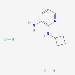 N2-cyclobutylpyridine-2,3-diamine dihydrochloride