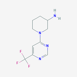 1-(6-(Trifluoromethyl)pyrimidin-4-yl)piperidin-3-amine