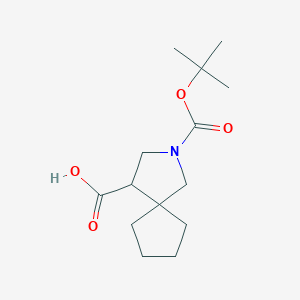 2-[(Tert-butoxy)carbonyl]-2-azaspiro[4.4]nonane-4-carboxylic acid