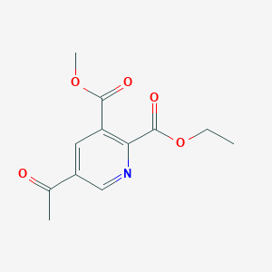 2-Ethyl 3-methyl 5-acetylpyridine-2,3-dicarboxylate