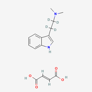 molecular formula C16H20N2O4 B14083749 N,N-DMT-d4 (fumarate) 