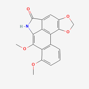 molecular formula C18H13NO5 B14083756 9-Methoxyaristolactam I 