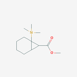 molecular formula C12H22O2Si B14083812 Methyl 1-(trimethylsilyl)bicyclo[4.1.0]heptane-7-carboxylate CAS No. 102687-24-1